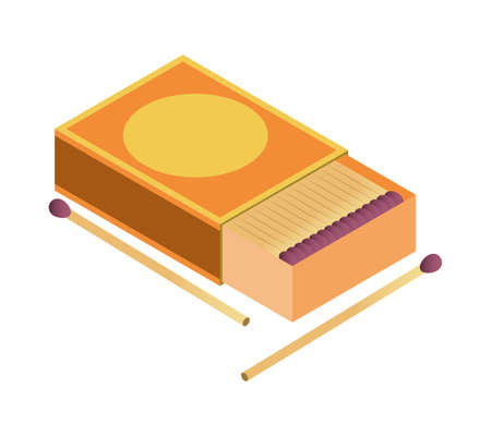 Matches Smoking Area Compositionのイラスト素材