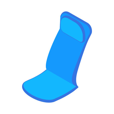 Massage Chair Isometric Compositionのイラスト素材