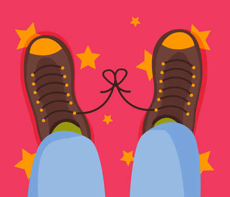 Fools Shoe Strings Compositionのイラスト素材