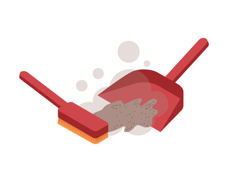 Allergic Dust Isometric Compositionのイラスト素材