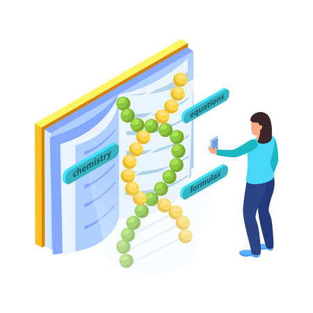 AR Chemical Equations Compositionのイラスト素材