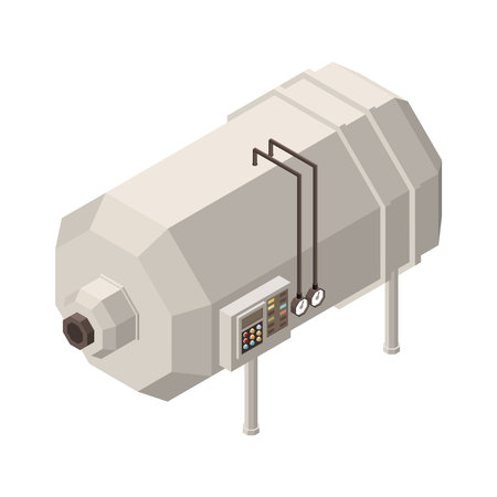 Milk Plant Cistern Compositionのイラスト素材