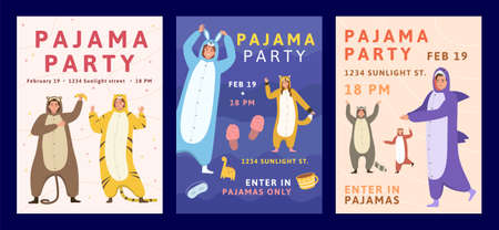 Pajama Party Cards