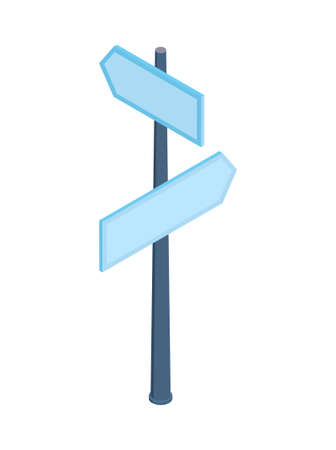 Park Arrow Signboards Compositionのイラスト素材