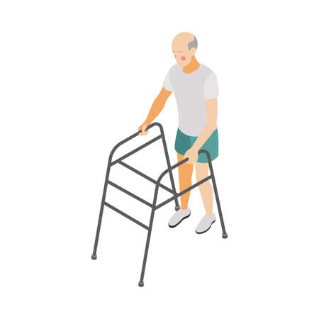 Disabled Man Iconのイラスト素材