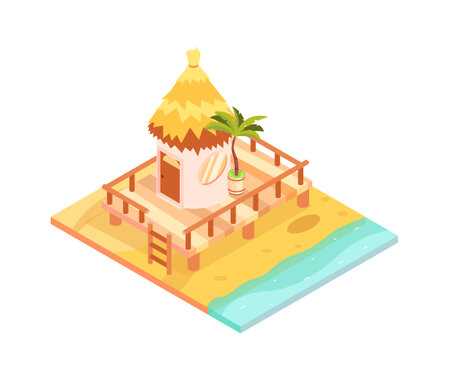 Tropical Rest Iconのイラスト素材