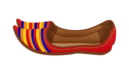 Traditional Turkish Slippers Compositionのイラスト素材