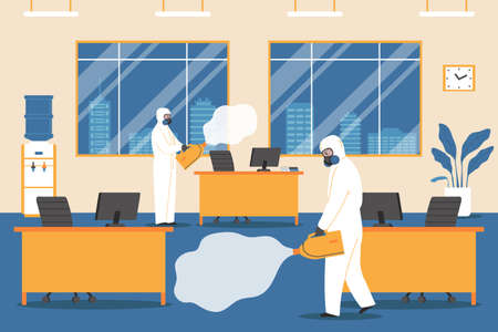 Pest Control Service Compositionのイラスト素材