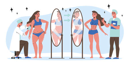 Plastic Surgery Conceptのイラスト素材