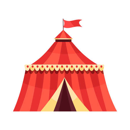 Circus Big Top Compositionのイラスト素材