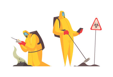 Biohazard Crew Pollution Compositionのイラスト素材