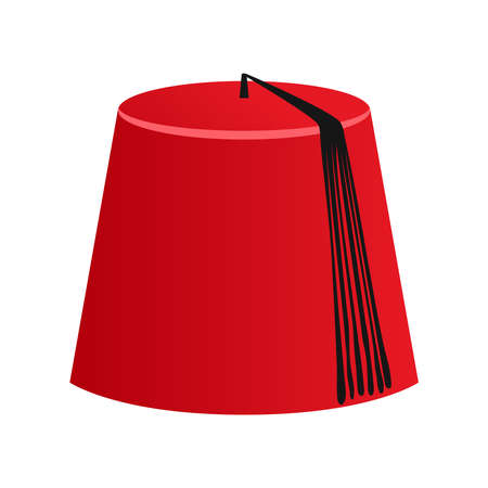 Traditional Turkish Hat Compositionのイラスト素材