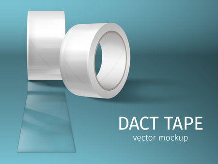 Duct Tape Rolls Backgroundのイラスト素材