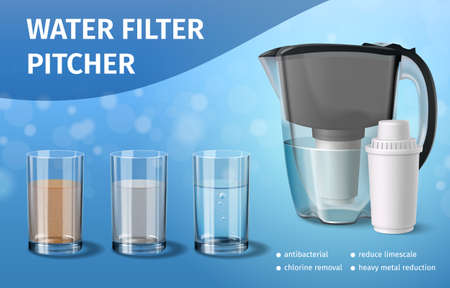 Water Filter Realisticのイラスト素材