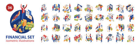 Financial Icons Investment Set