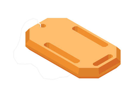 Isometric Lifeguard Board Compositionのイラスト素材