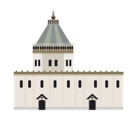 Wall Israel Travel Compositionのイラスト素材