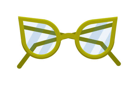 Travel Hipster Eyeglasses Compositionのイラスト素材