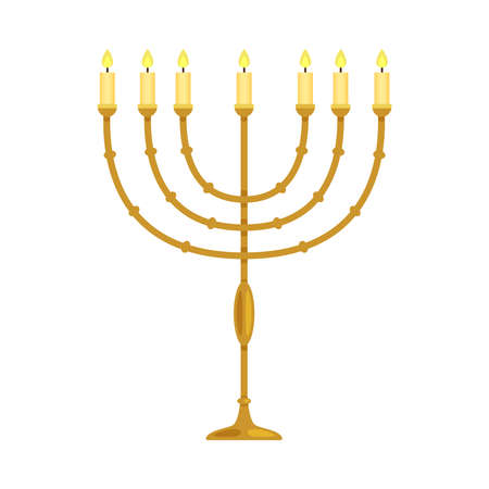 Candles Israel Travel Compositionのイラスト素材