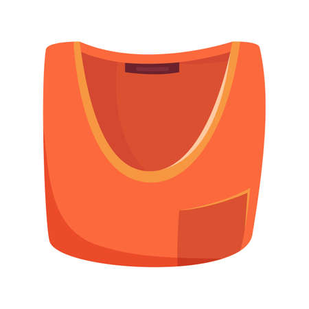 Travel Life Vest Compositionのイラスト素材