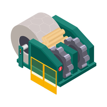Paper Production Iconのイラスト素材