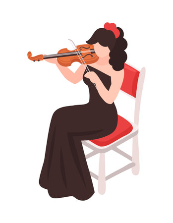 Musician Isometric Illustrationのイラスト素材