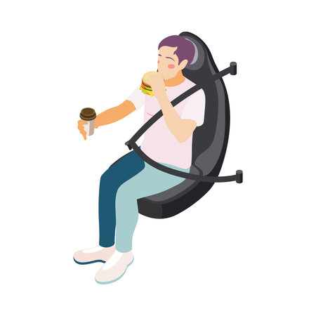 Takeaway Food Conceptのイラスト素材