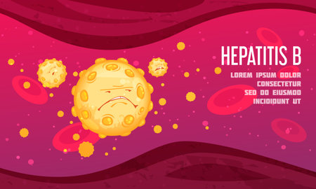 Bacteria And Virus Backgroundのイラスト素材