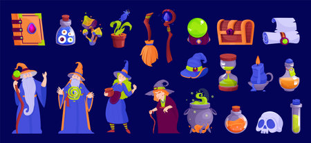 Magic Color Setのイラスト素材