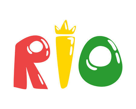Rio Flat Backgroundのイラスト素材