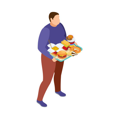 Gluttony Isometric Conceptのイラスト素材