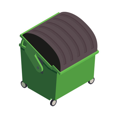 Garbage Container Iconのイラスト素材
