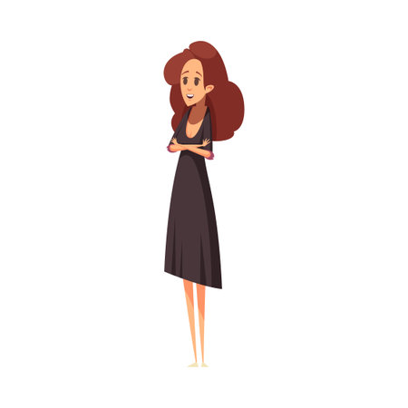 Teacher Cartoon Illustrationのイラスト素材