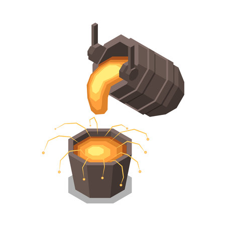 Metal Industry Iconのイラスト素材