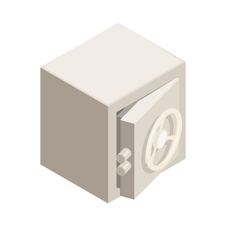 Safe Isometric Iconのイラスト素材