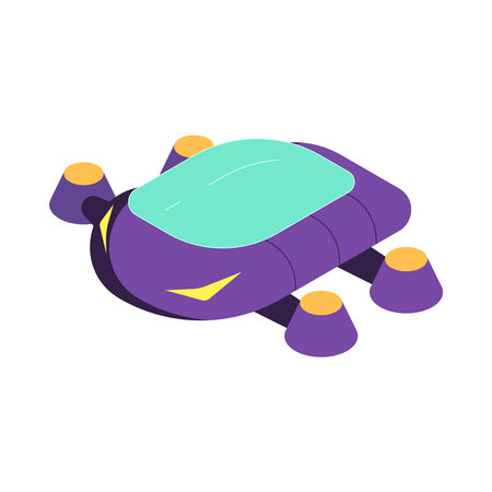 Isometric Robot Iconのイラスト素材