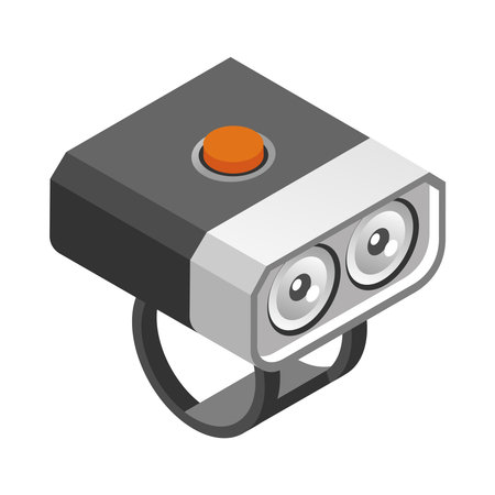 Bicycle Light Iconのイラスト素材
