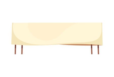 Flat Dinner Tableのイラスト素材