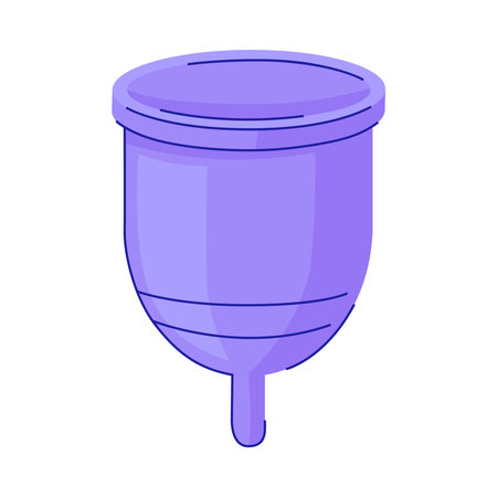Menstrual Cup Doodle Compositionのイラスト素材
