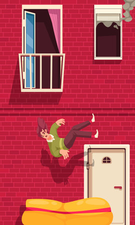 Evacuation Alarm Posterのイラスト素材