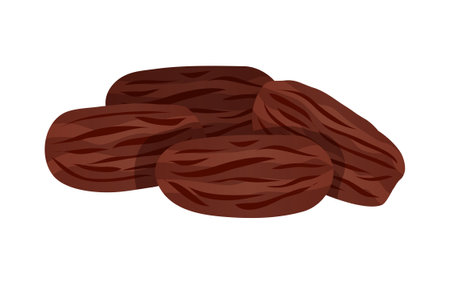 UAE Fig Sweets Compositionのイラスト素材