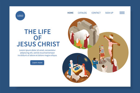 Jesus Life Websiteのイラスト素材