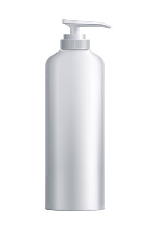 Realistic Shampoo Bottleのイラスト素材
