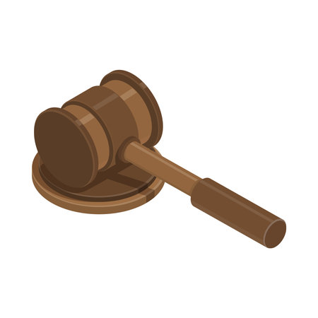 Law Justice Gavel Compositionのイラスト素材