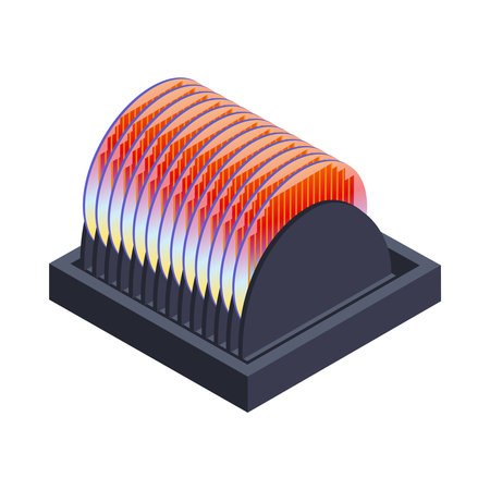 Semiconductor Production Dock Compositionのイラスト素材