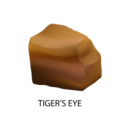Tigers Eye Mineral Compositionのイラスト素材