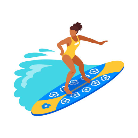 Summer Water Sport Iconのイラスト素材