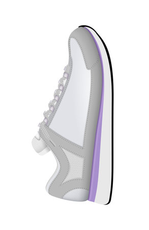 Realistic Sport Shoeのイラスト素材