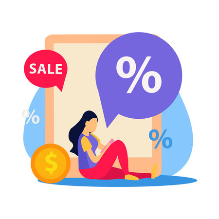 Great Sale Conceptのイラスト素材