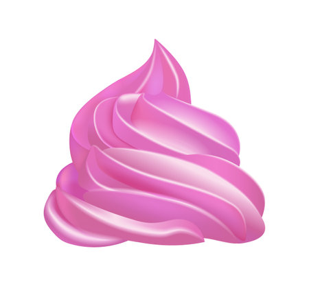 Realistic Whipped Creamのイラスト素材